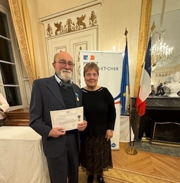 Remise du prix de la médaille d’Or de la jeunesse et des sports et de l'engagement associatif.