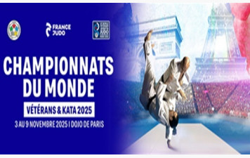 🌟🥋Eric JOUANNEAU  aux Championnats du monde Vétéran le mercredi 5 novembre en - de 66kg