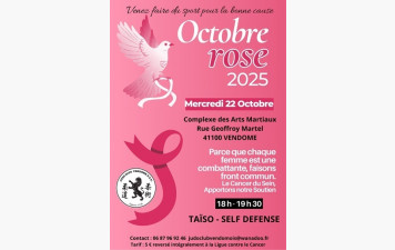 Octobre rose 2025 - Venez faire du sport pour une bonne cause ! 🎗️🩷