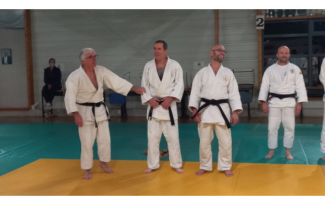 Jujitsu : deux nouvelles ceintures noires